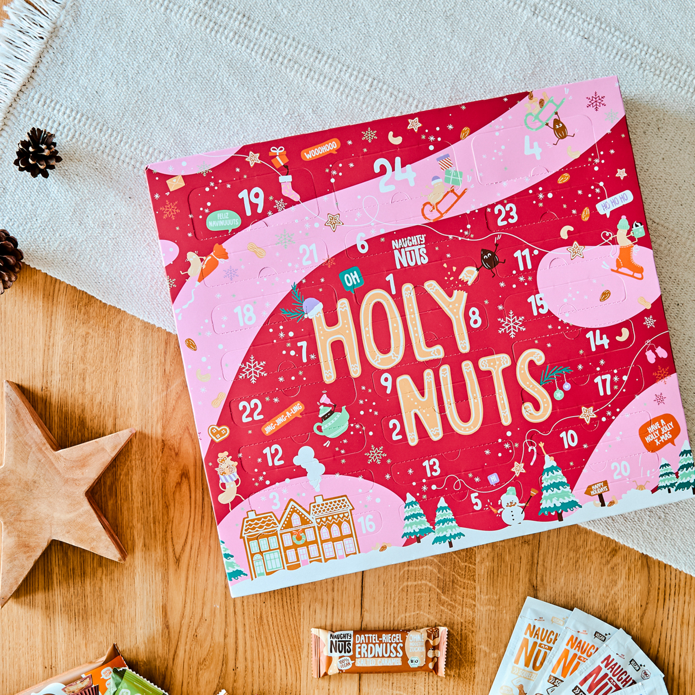 Naughty Nuts veganer Bio Nuss Adventskalender 2024 online kaufen