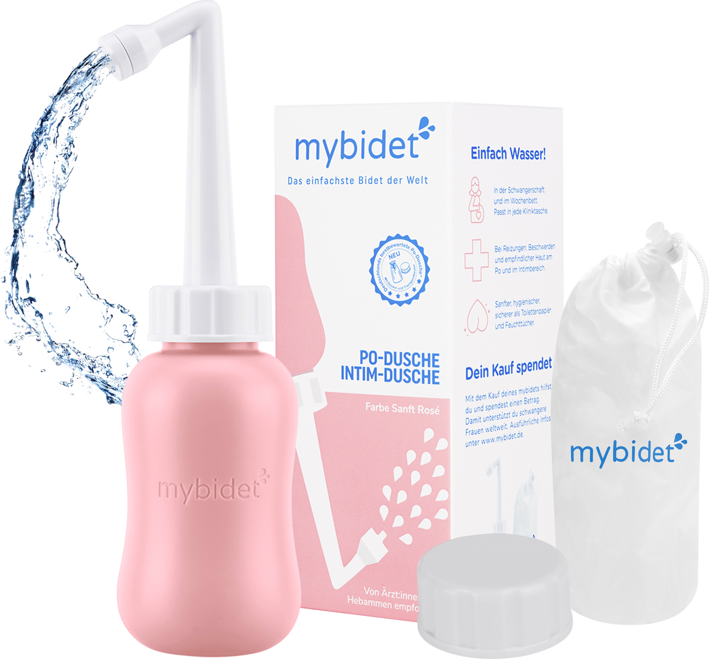 MyBidet Po Dusche Intimdusche Rosa