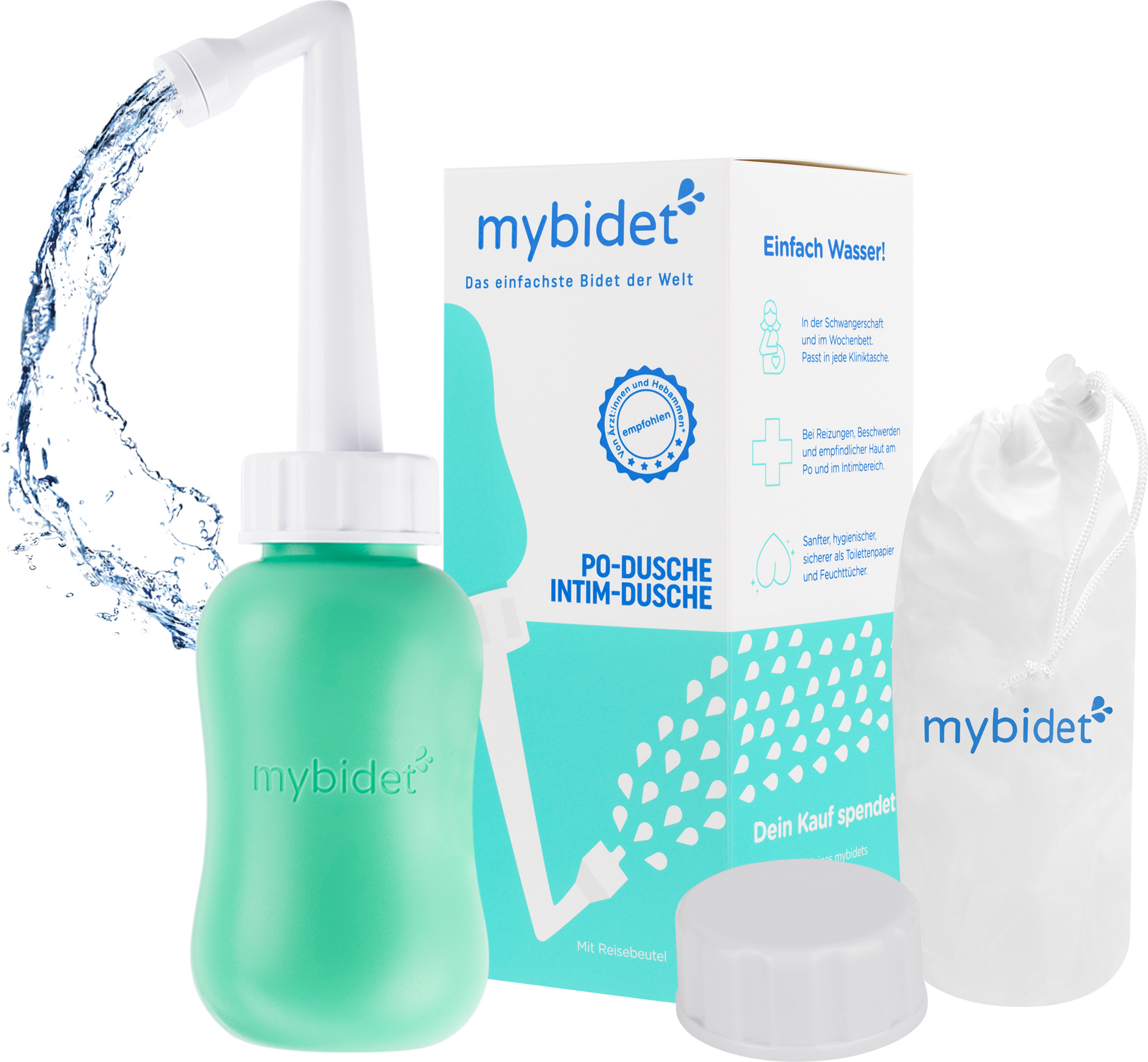 MyBidet Po Dusche Intimdusche Mint