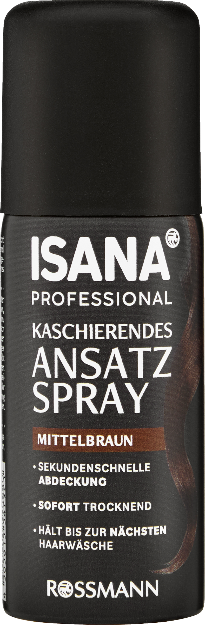 ISANA PROFESSIONAL kaschierendes Ansatzspray Mittelbraun