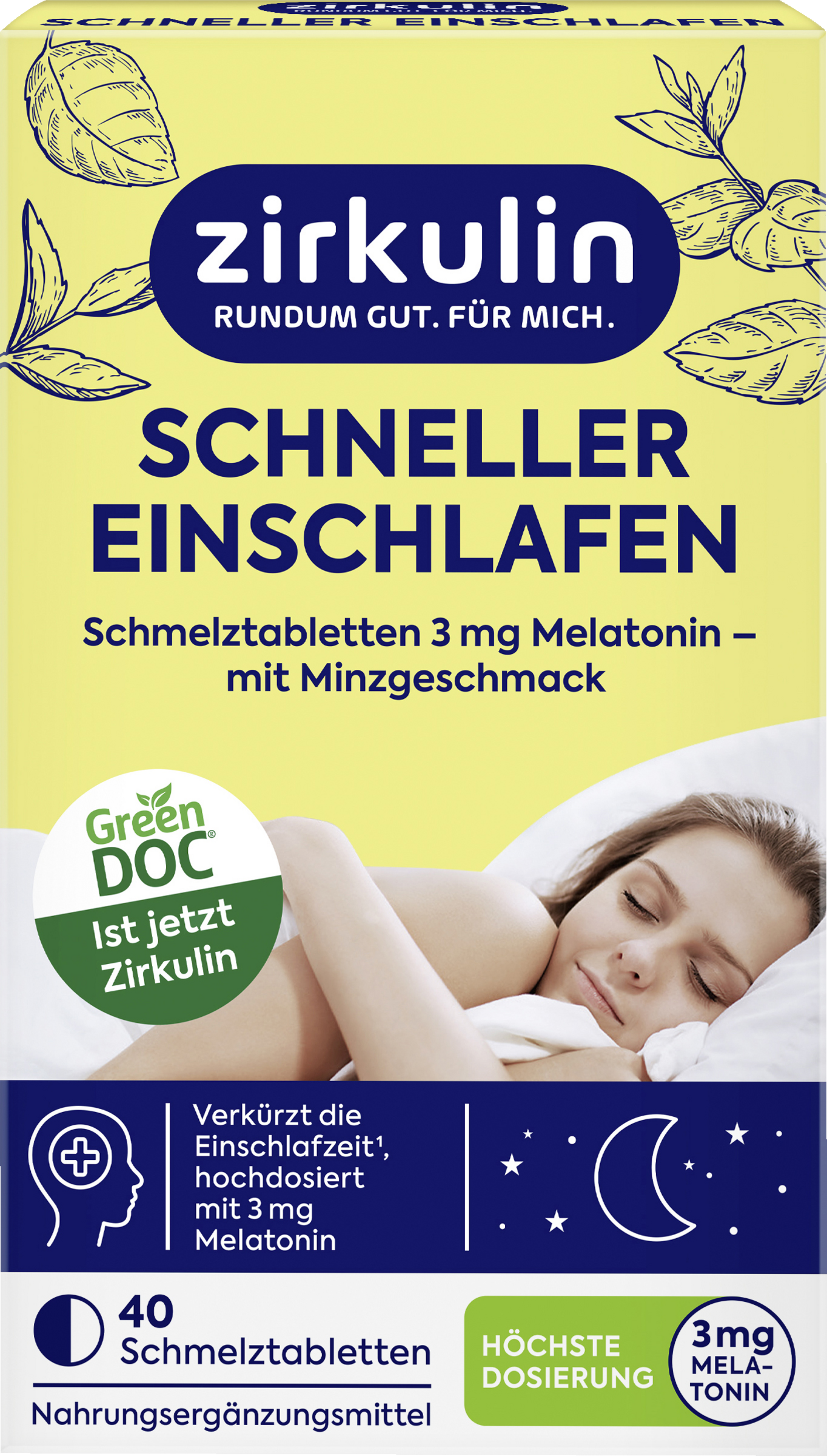 Zirkulin Schneller Einschlafen Schmelztabletten