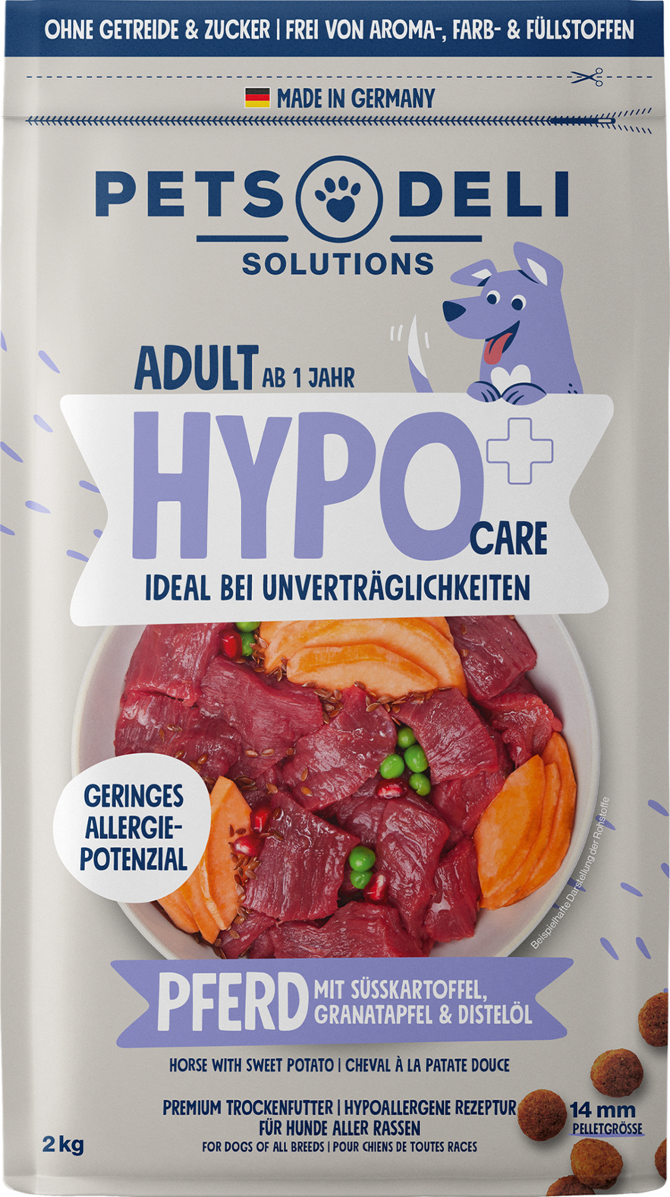 Pets Deli Trockenfutter Hypocare Pferd