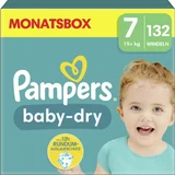 Baby Dry Windeln Gr. 7 Extra Large (15+ kg) Monatsbox 132 Stück