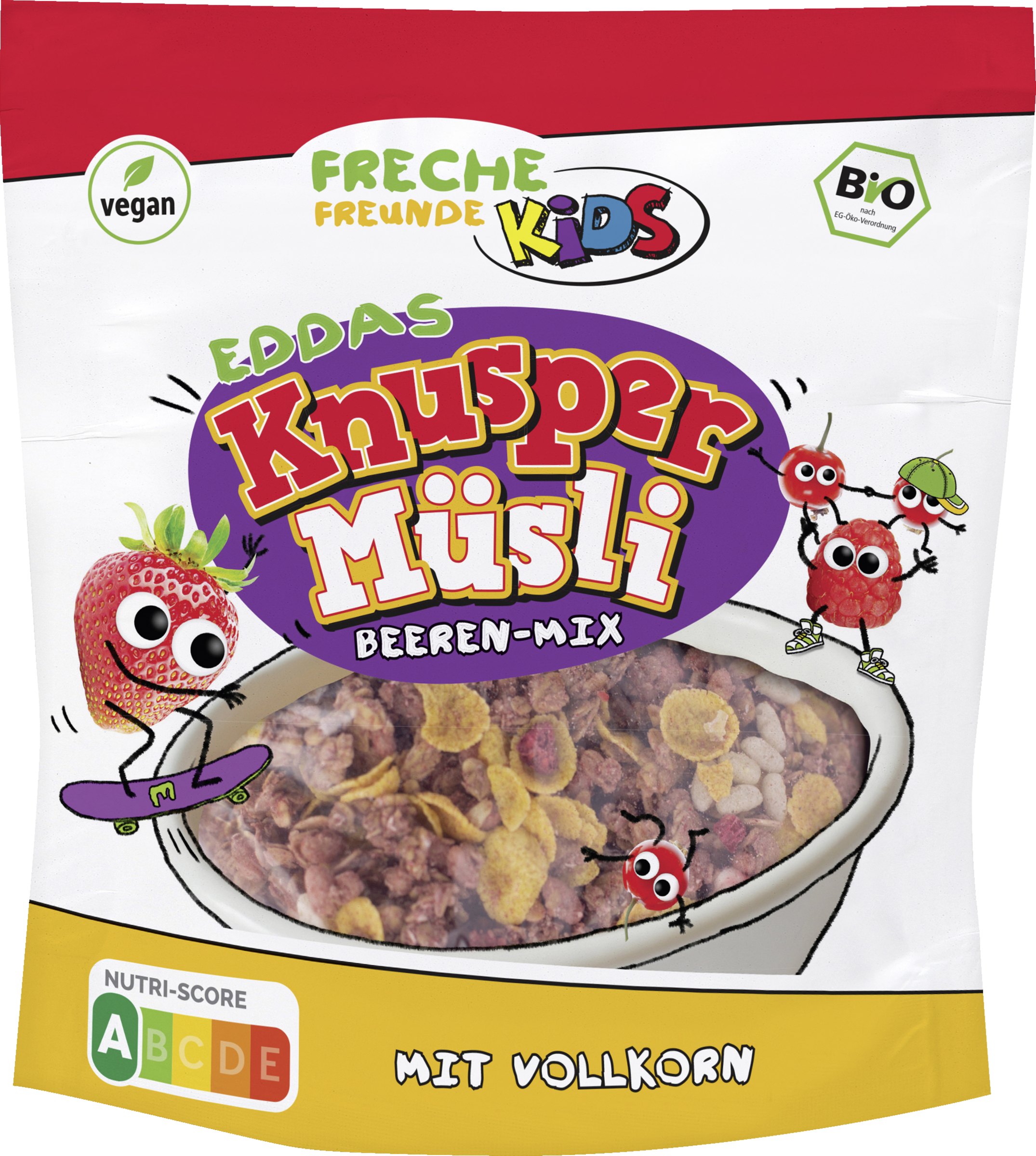 Freche Freunde Bio Kids Eddas Knusper-Müsli Beeren-Mix