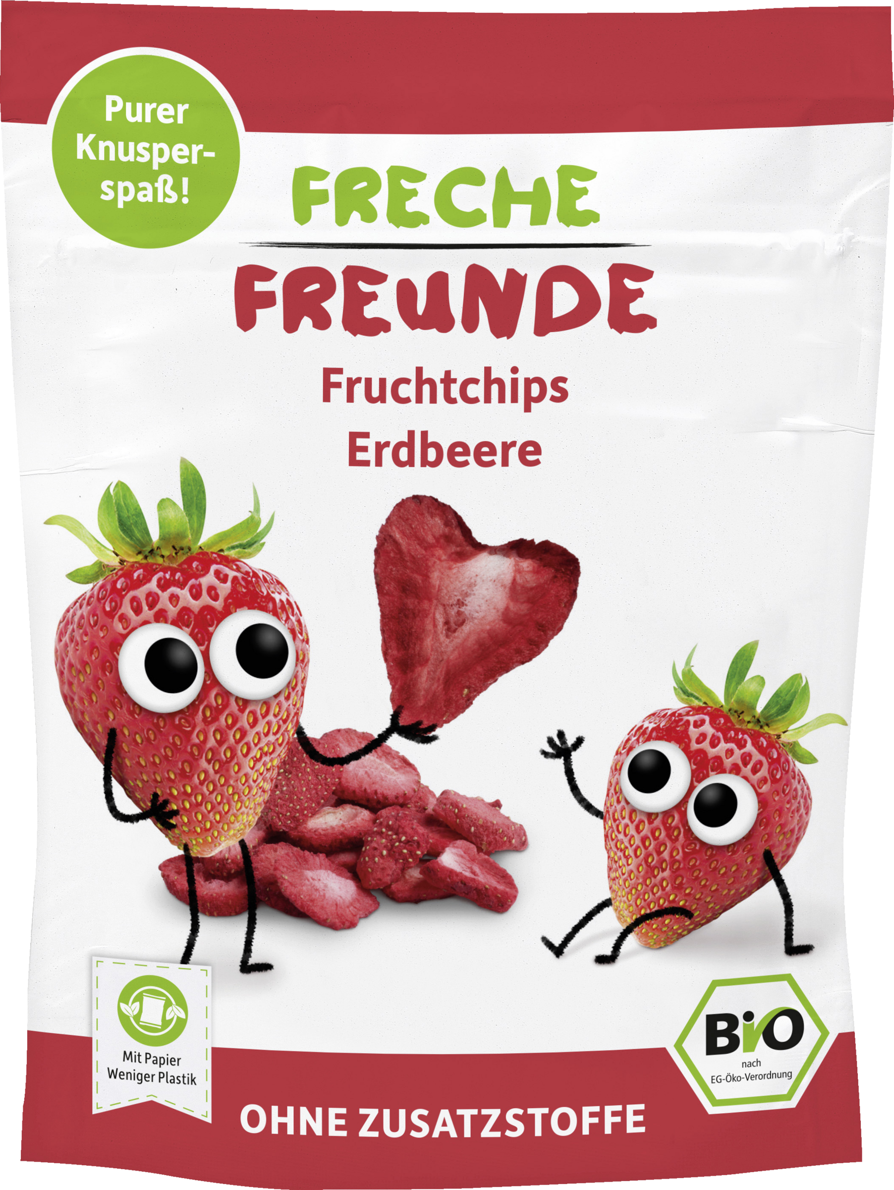Bio Fruchtchips Erdbeere