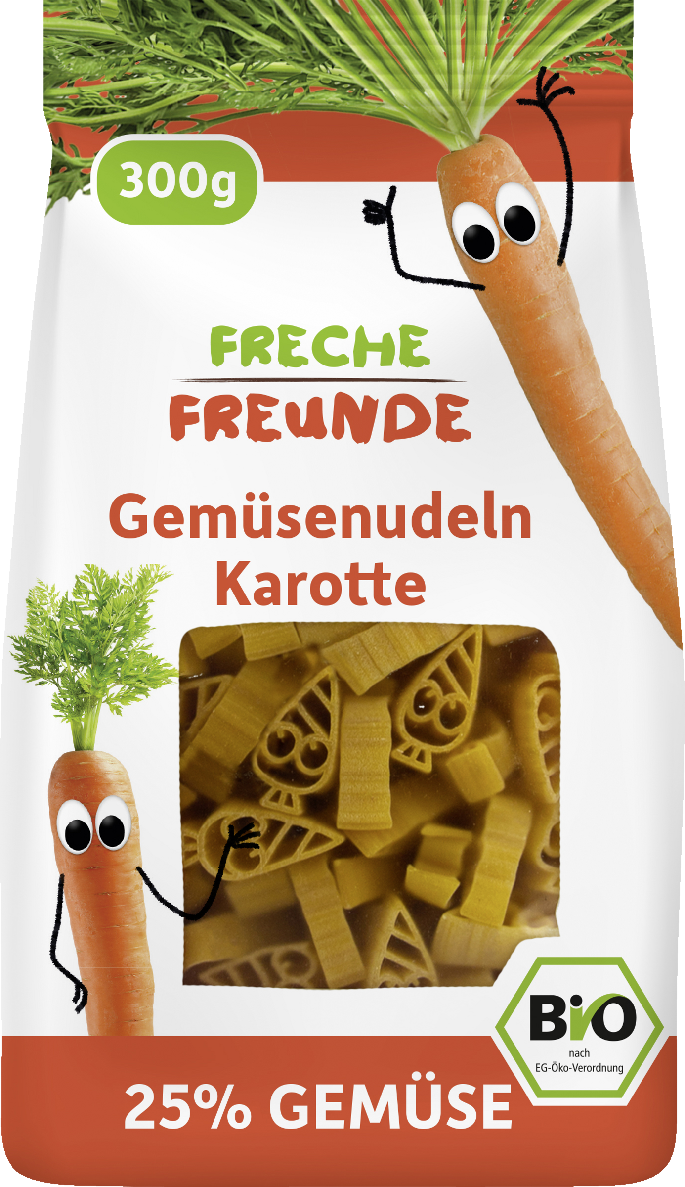 Bio Gemüsenudeln Karotte