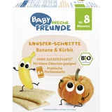 Bio Knusper-Schnitte Banane & Kürbis