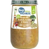 Bio Nudeln mit Brokkoli, Karotte & Tomate