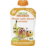 Bio Quetschie Pfirsich, Apfel, Banane mit Hafer