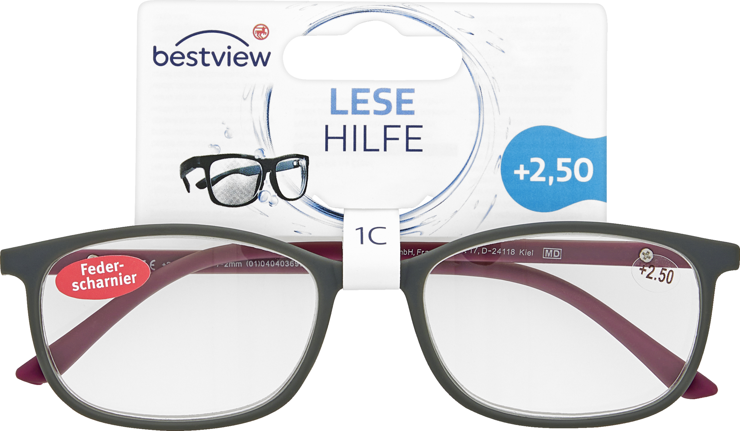 Lesehilfe +2,5 DPT Modell 1C