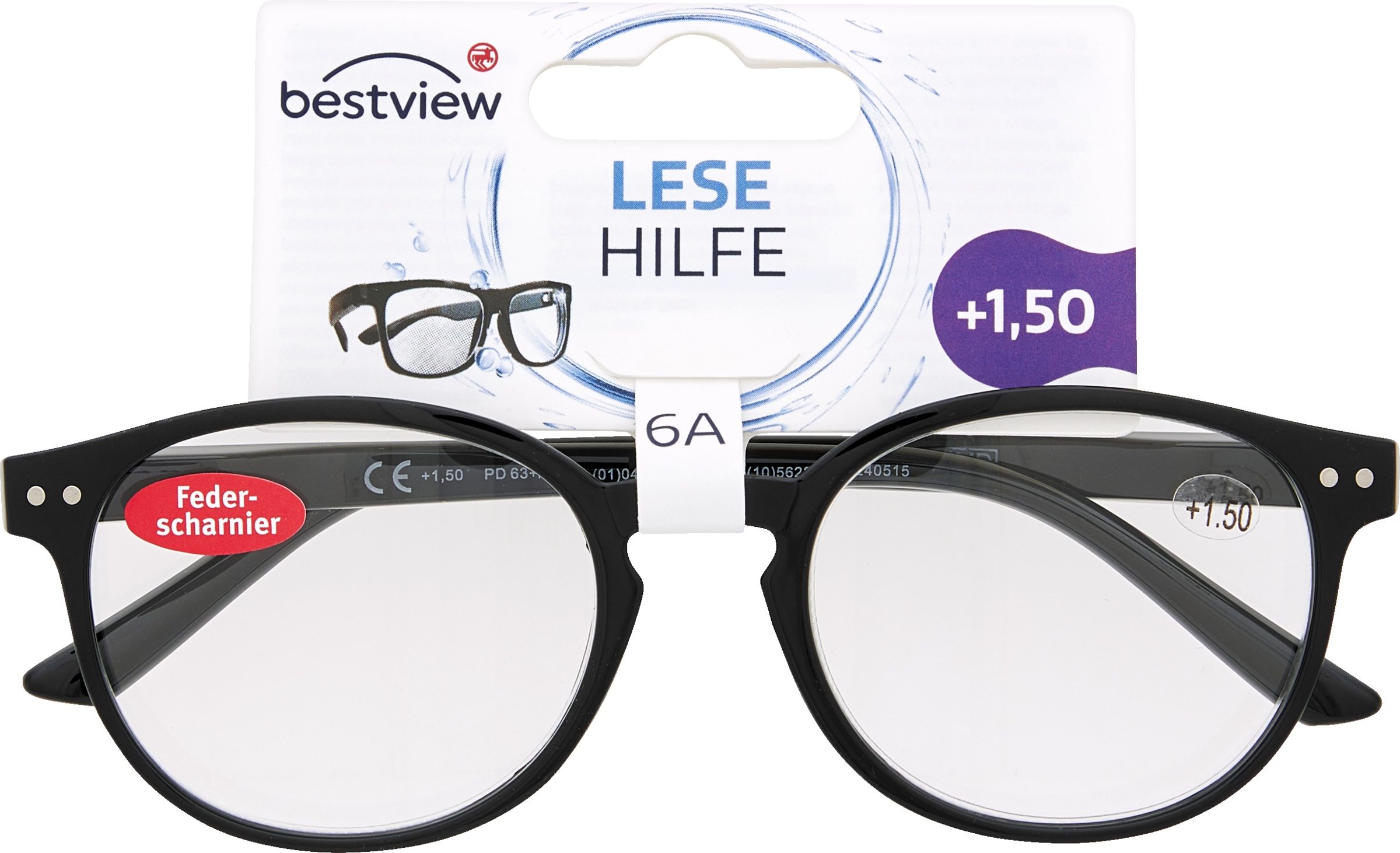 BestView Lesehilfe +1,5 DPT Modell 6A