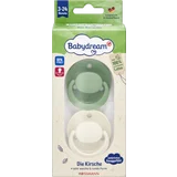 Beruhigungssauger Die Kirsche Latex Grün & Beige 3-24 Monate