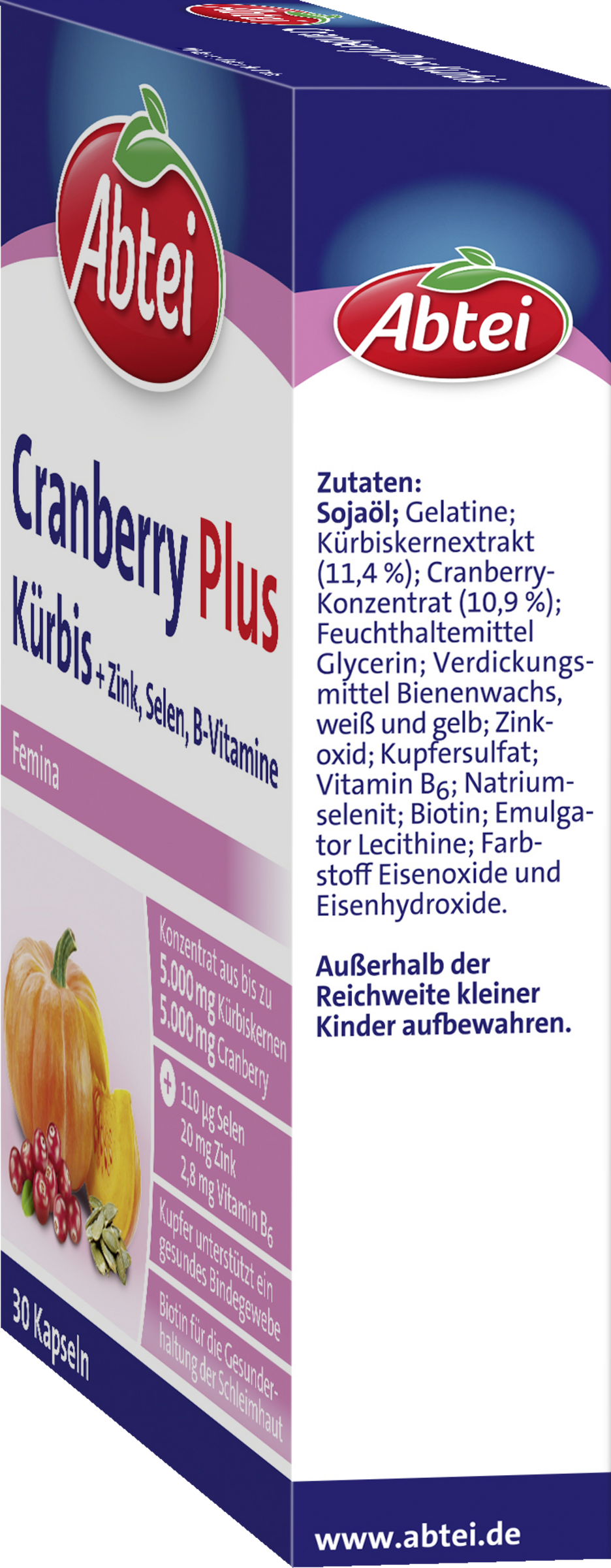 كبسولات Cranberry Plus Pumpkin Femina 2