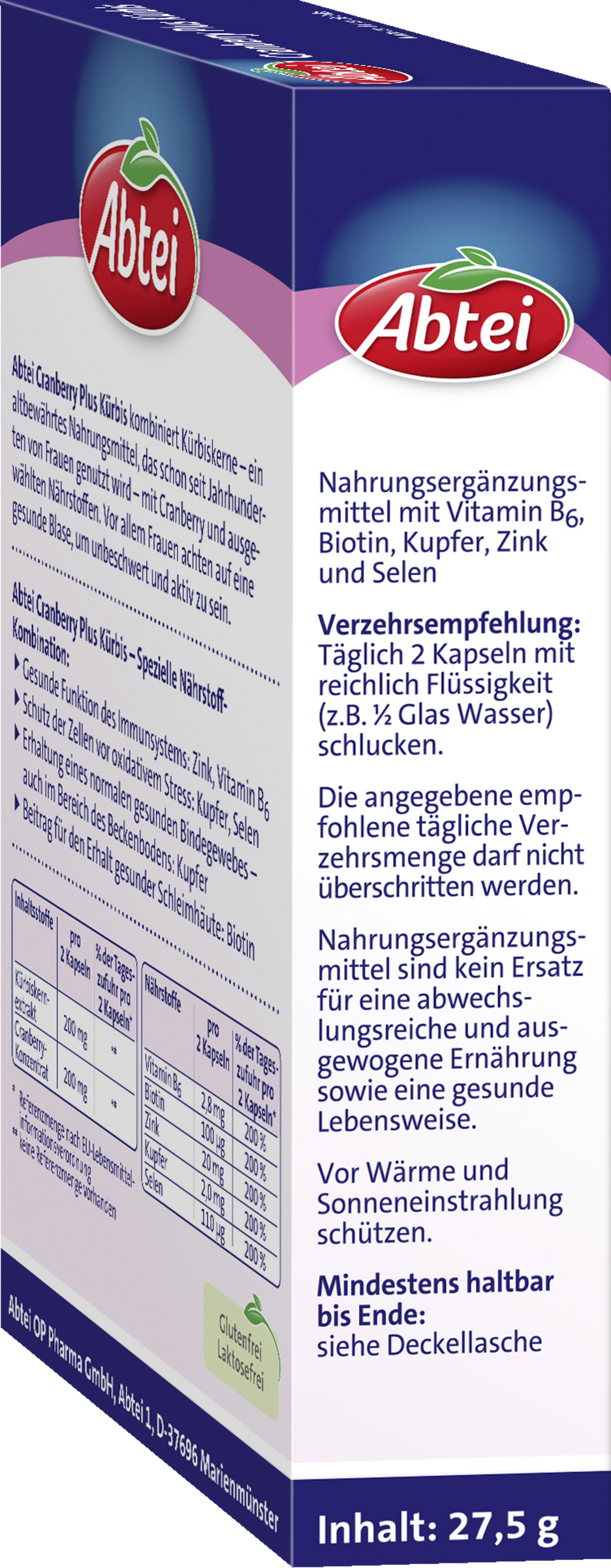 كبسولات Cranberry Plus Pumpkin Femina 3