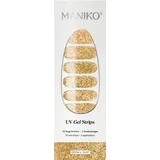 UV Gel Strip Glittery Gold