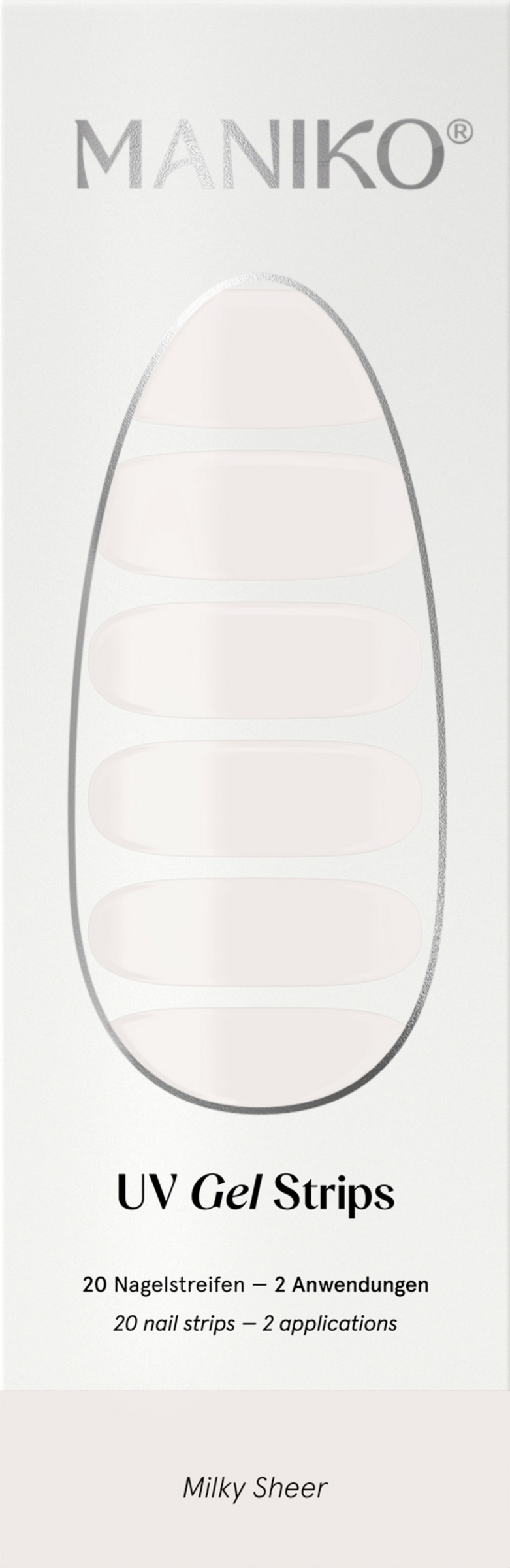 MANIKO UV Gel Strip Milky Sheer