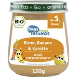 Bio Babybrei Birne, Banane & Karotte