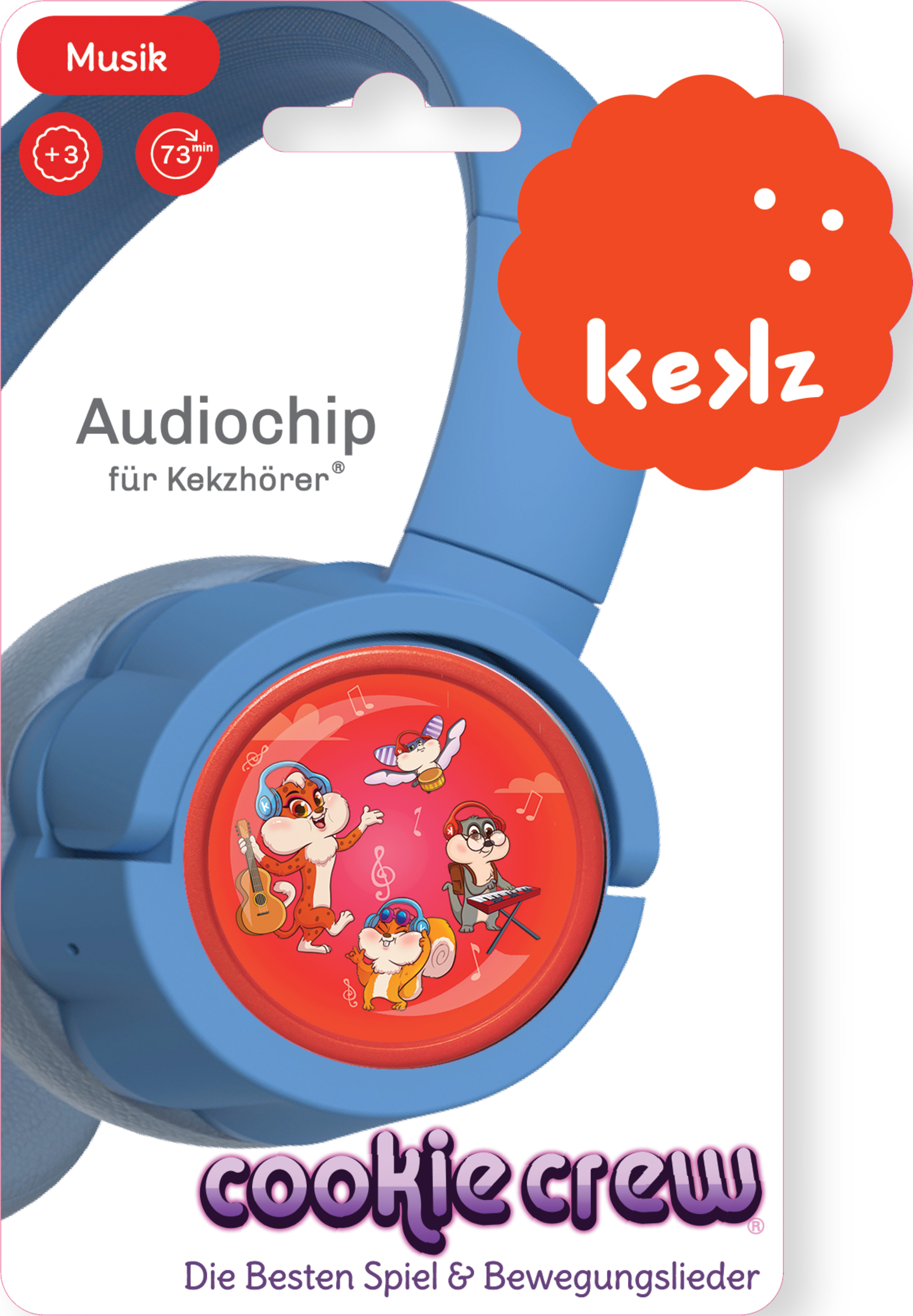 Audiochip Cookie Crew Die besten Spiel- & Bewegungslieder