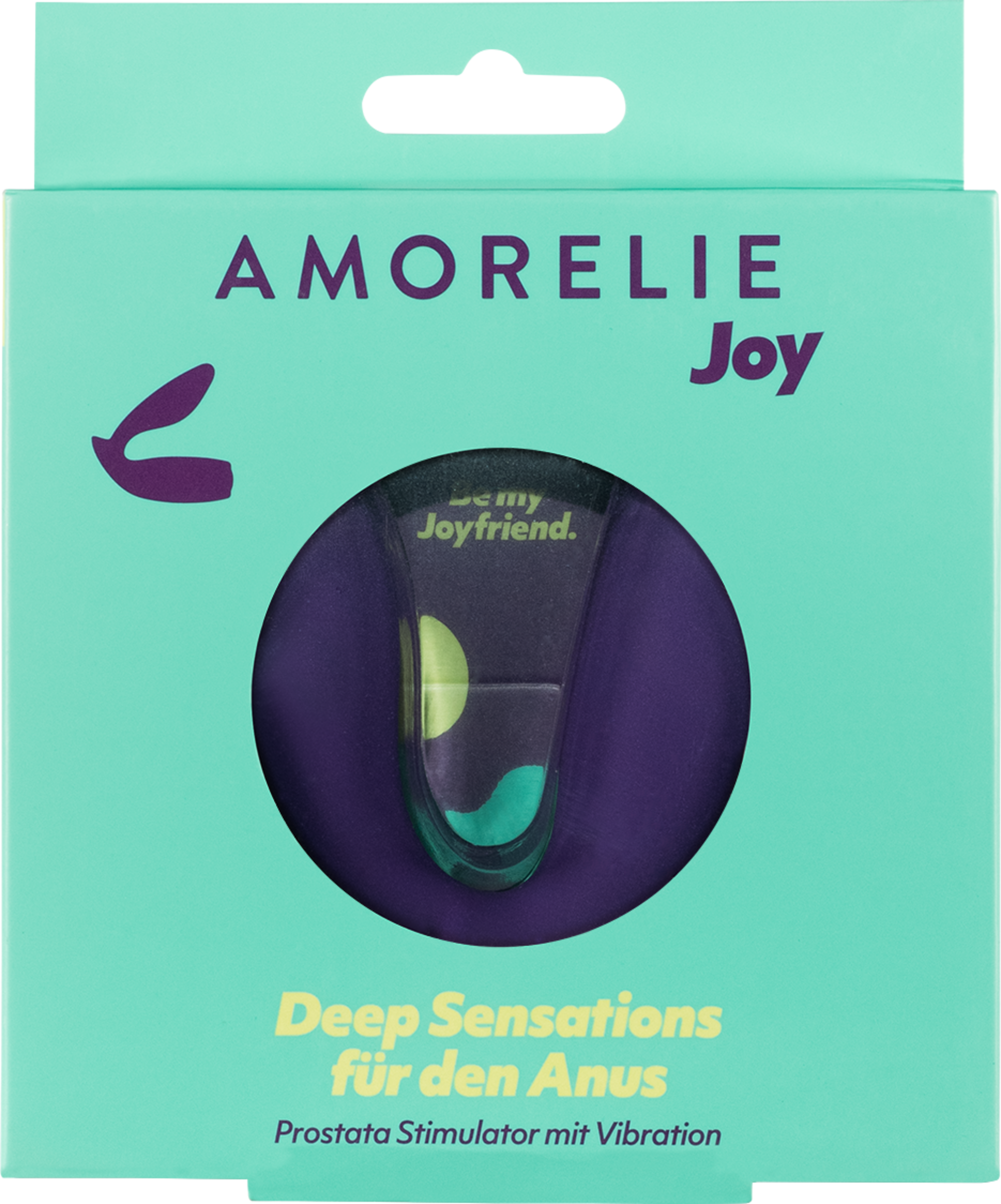 AMORELIE Joy Prostata Stimulator mit Vibration Melt lila