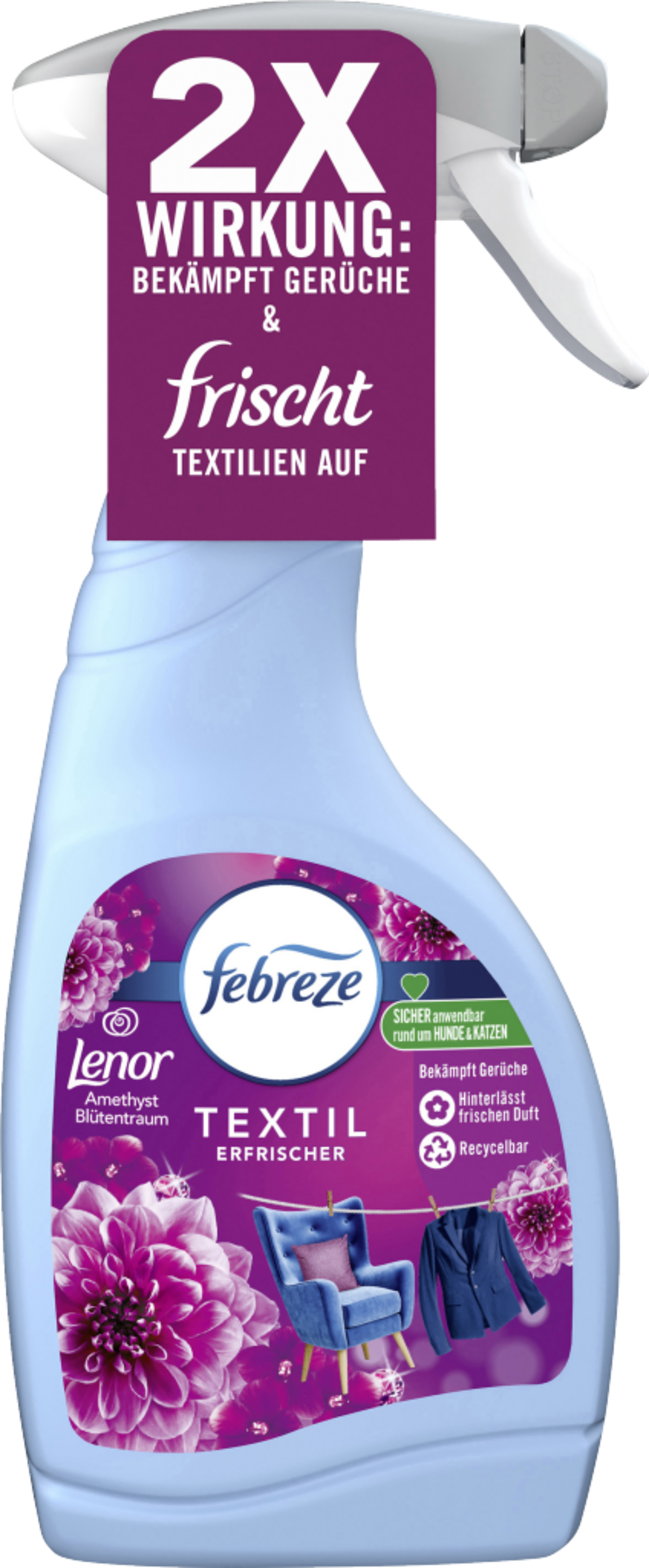 Textilerfrischer Lenor Amethyst Blütentraum