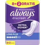 Discreet Inkontinenz Long Plus 8+2