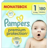 Premium Protection Windeln Gr. 1 New Born (2-5 kg) Monatsbox 180 Stück