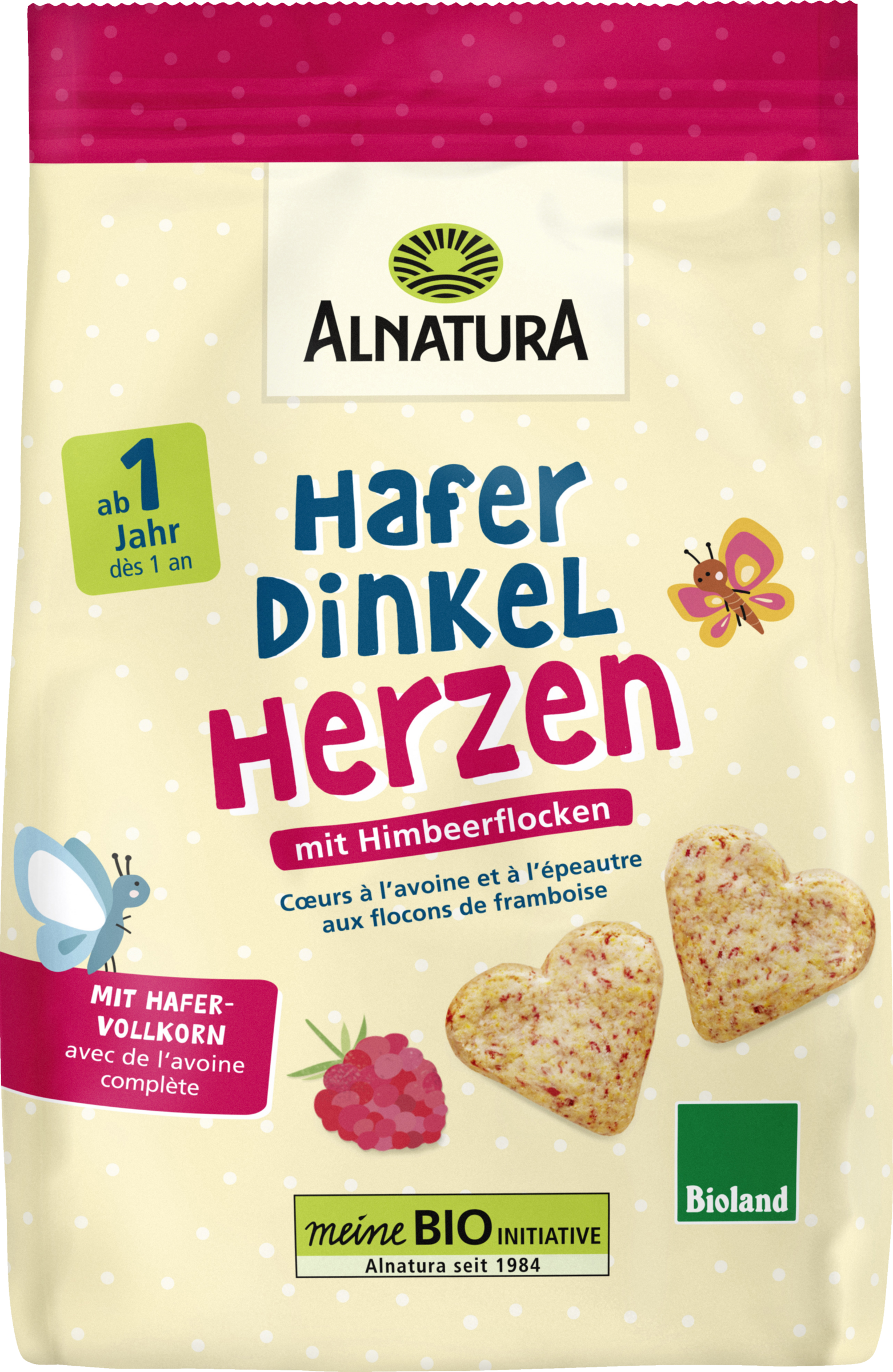 Alnatura Bio Hafer Dinkel Herzen Bioland