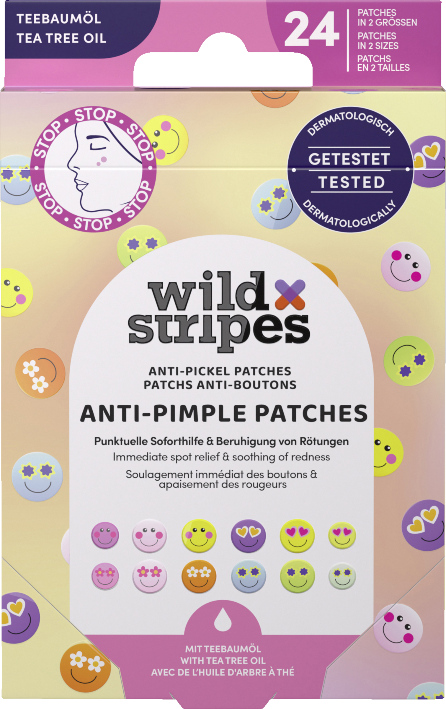 Wild Stripes Anti-Pimple Patches Smile Prevent