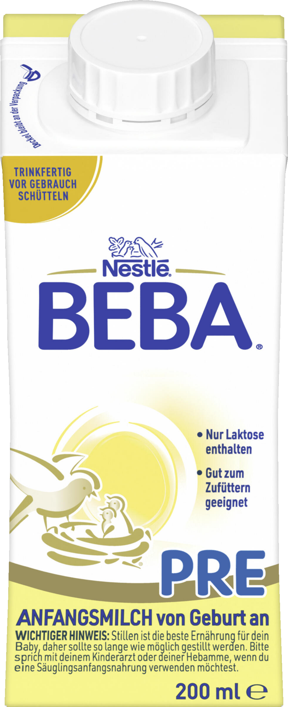 BEBA PRE Anfangsmilch von Geburt an
