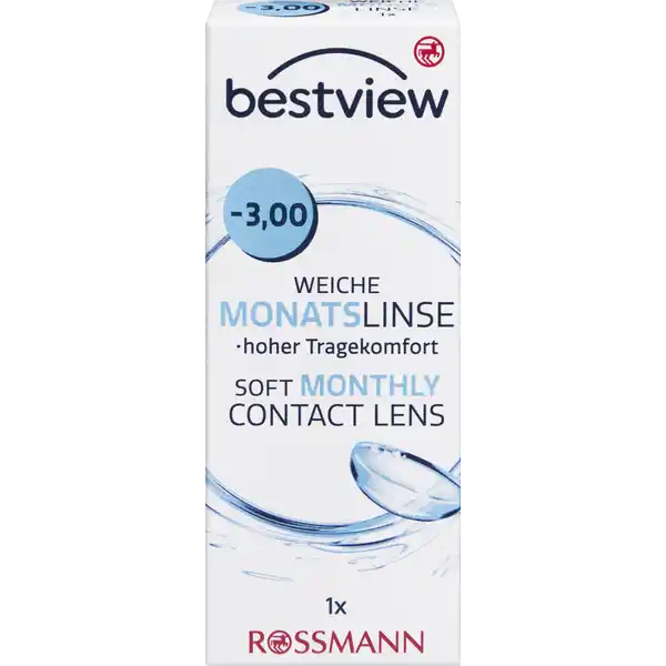 عدسة شهرية ناعمة -3.00