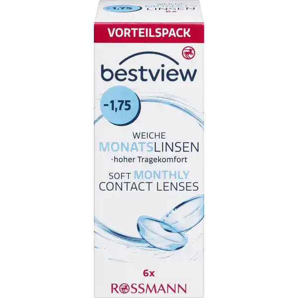 عبوة توفيرية لعدسات شهرية لينة -1.75