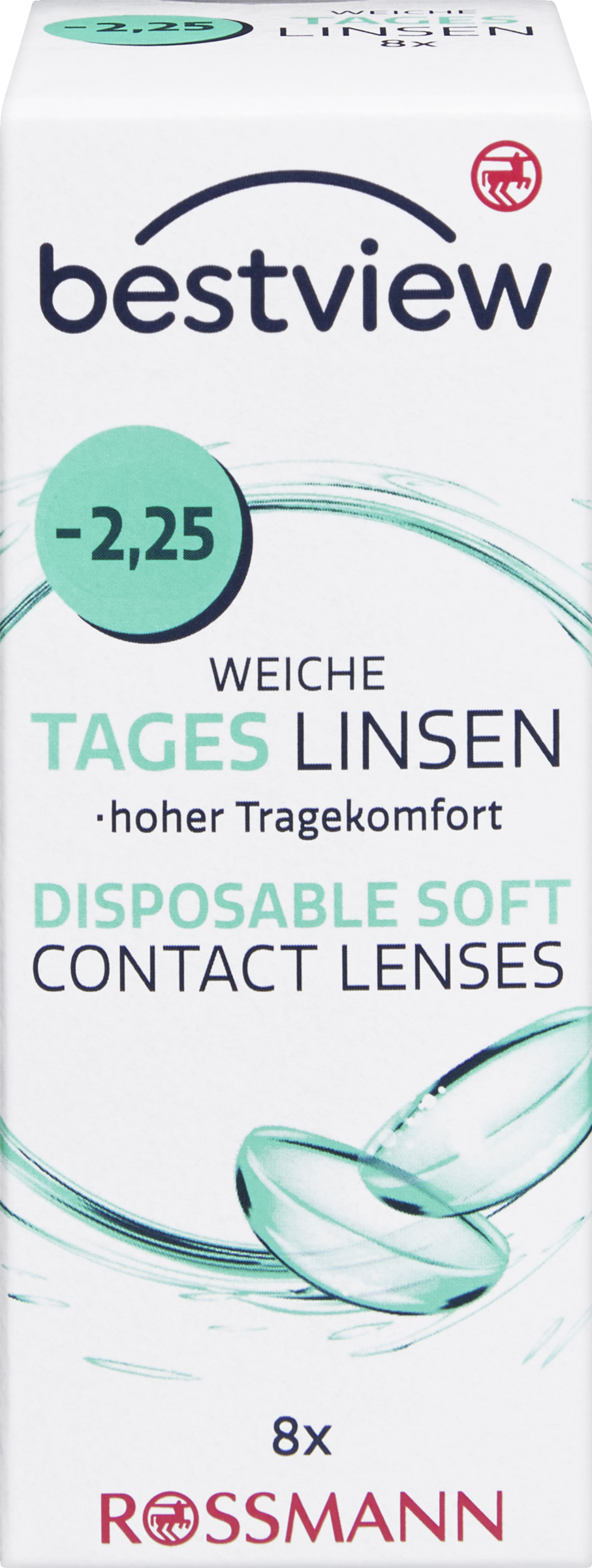 BestView weiche Tageslinsen -2,25