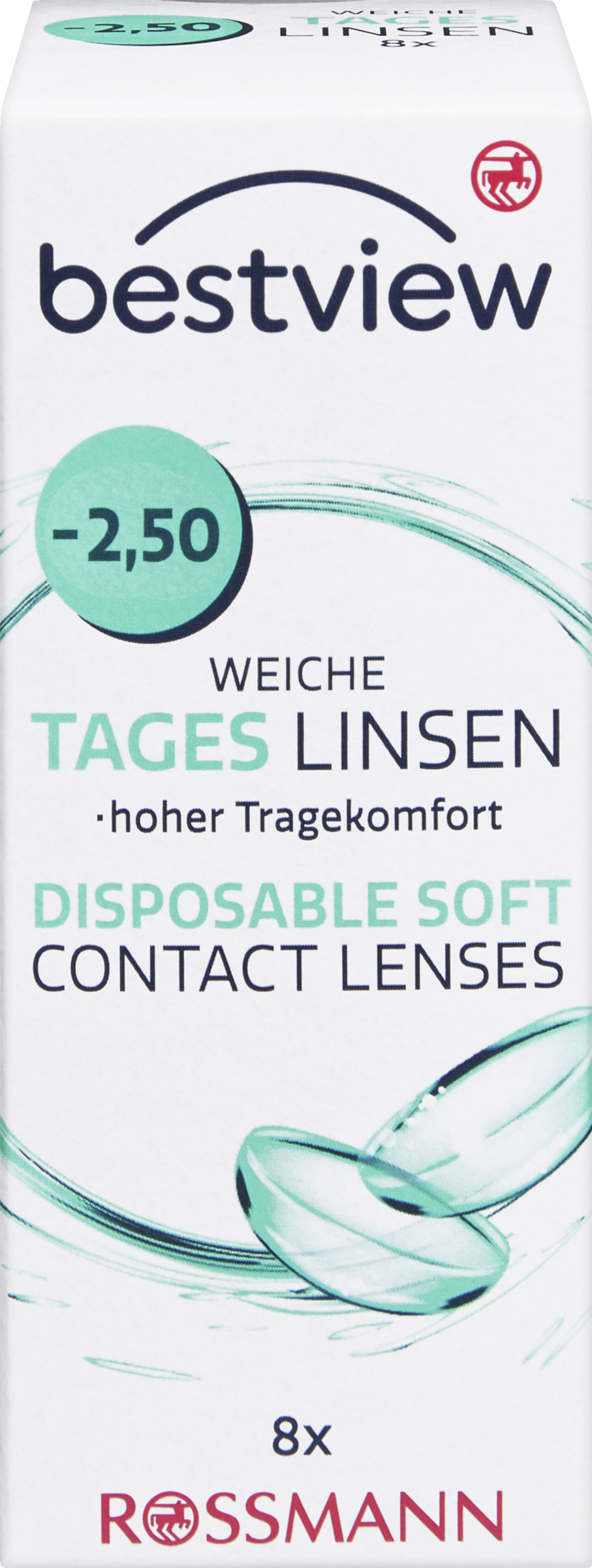 BestView weiche Tageslinsen -2,50