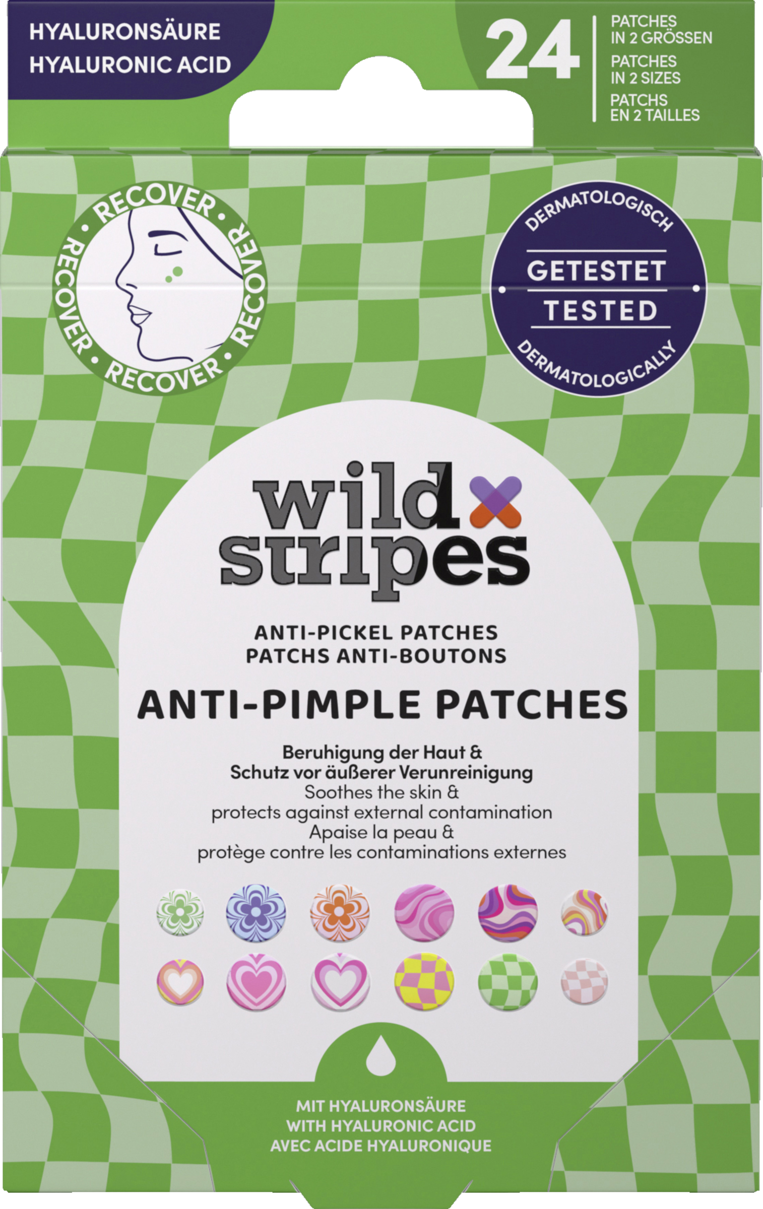 Wild Stripes Anti-Pimple Patches Groovy