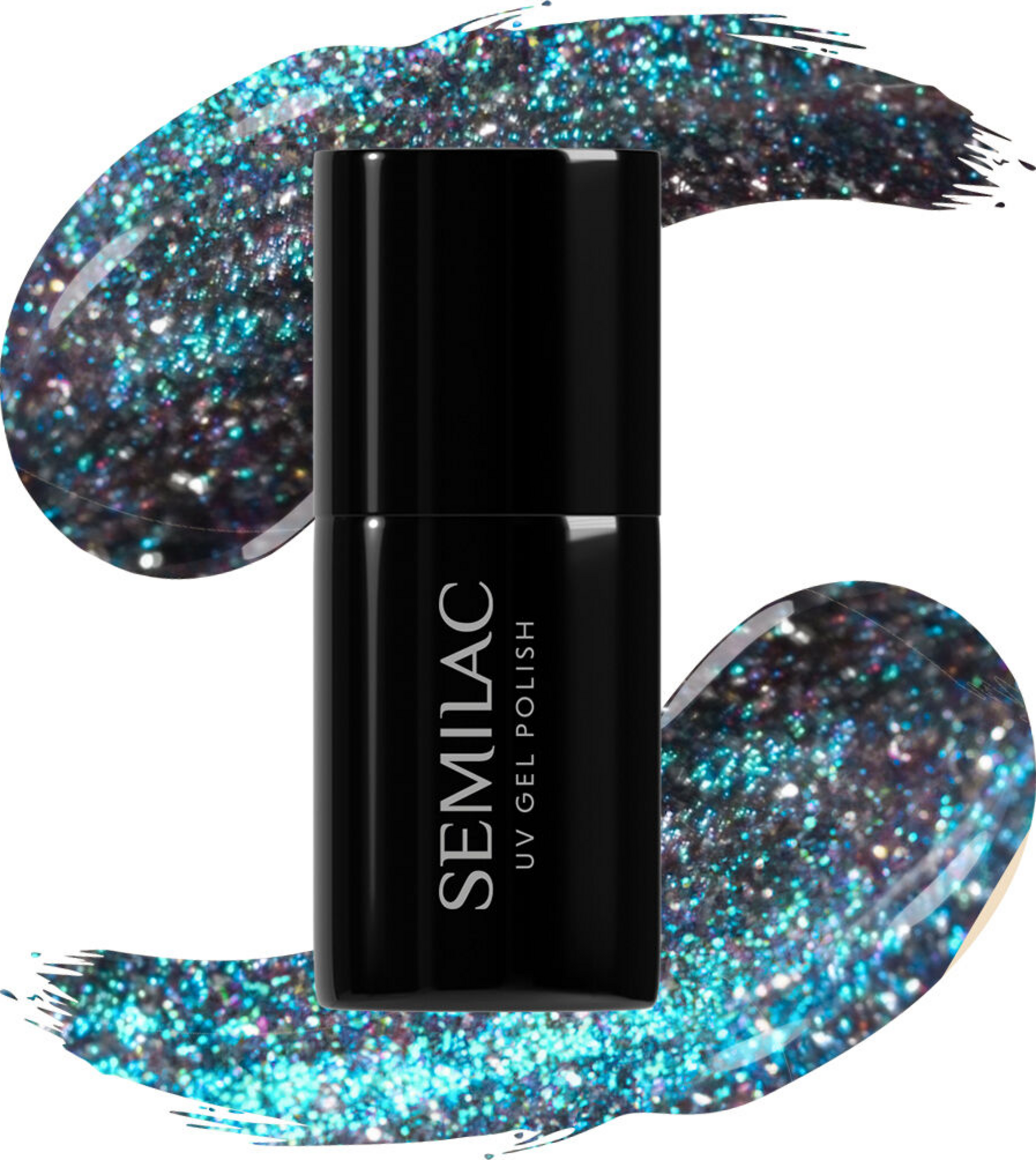 UV-Nagellack 828 Grey Holo