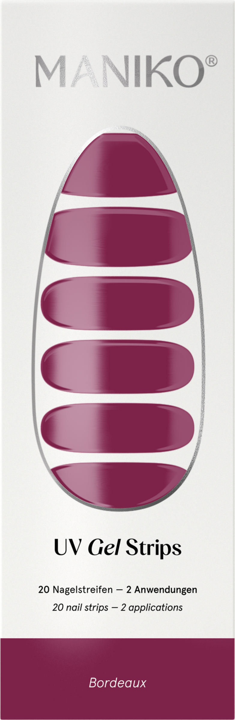 MANIKO UV Gel Strip Bordeaux