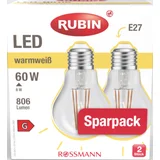 RUBIN LED Glühbirnen 2er-Pack