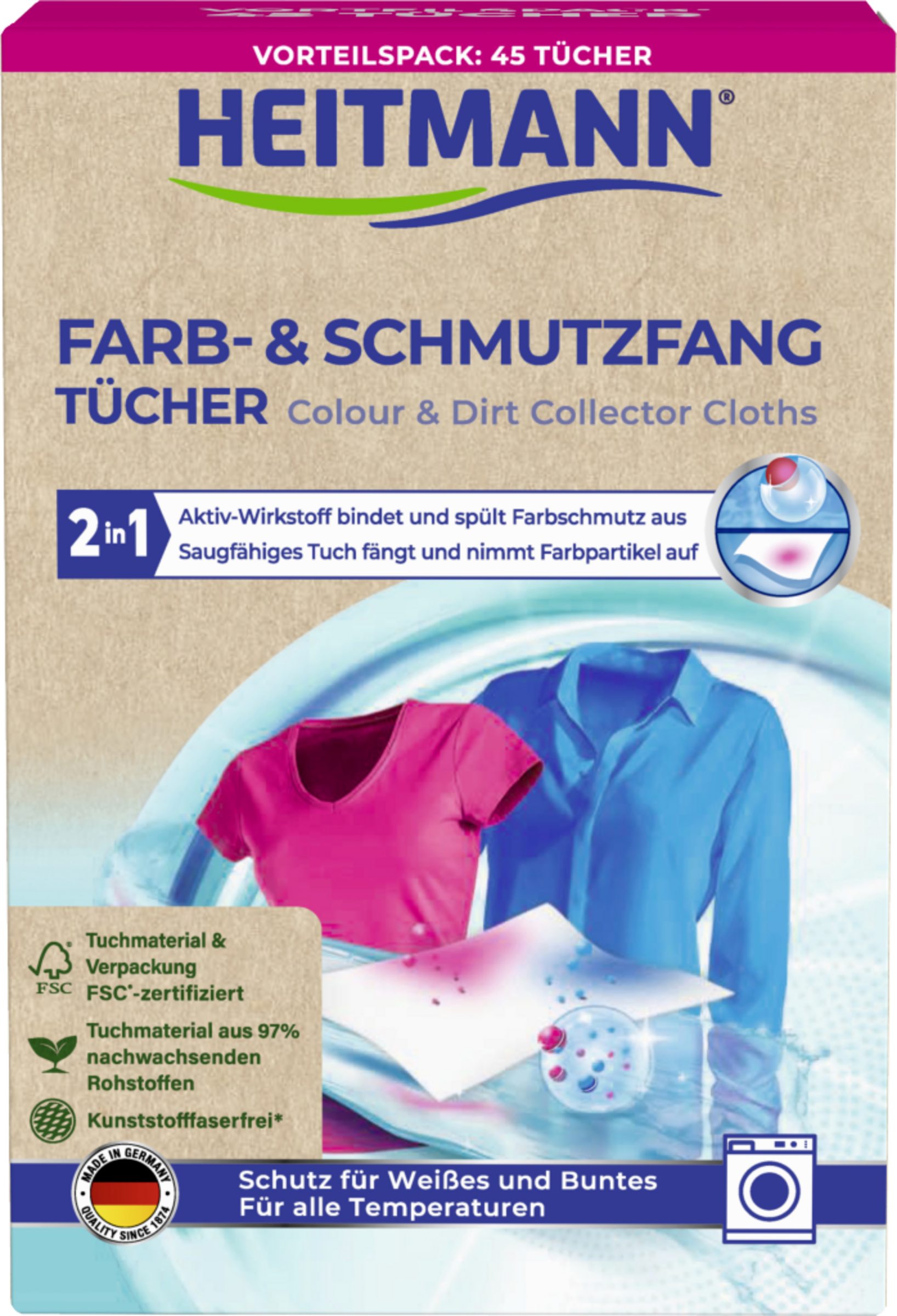 Heitmann Farb- und Schmutzfangtücher