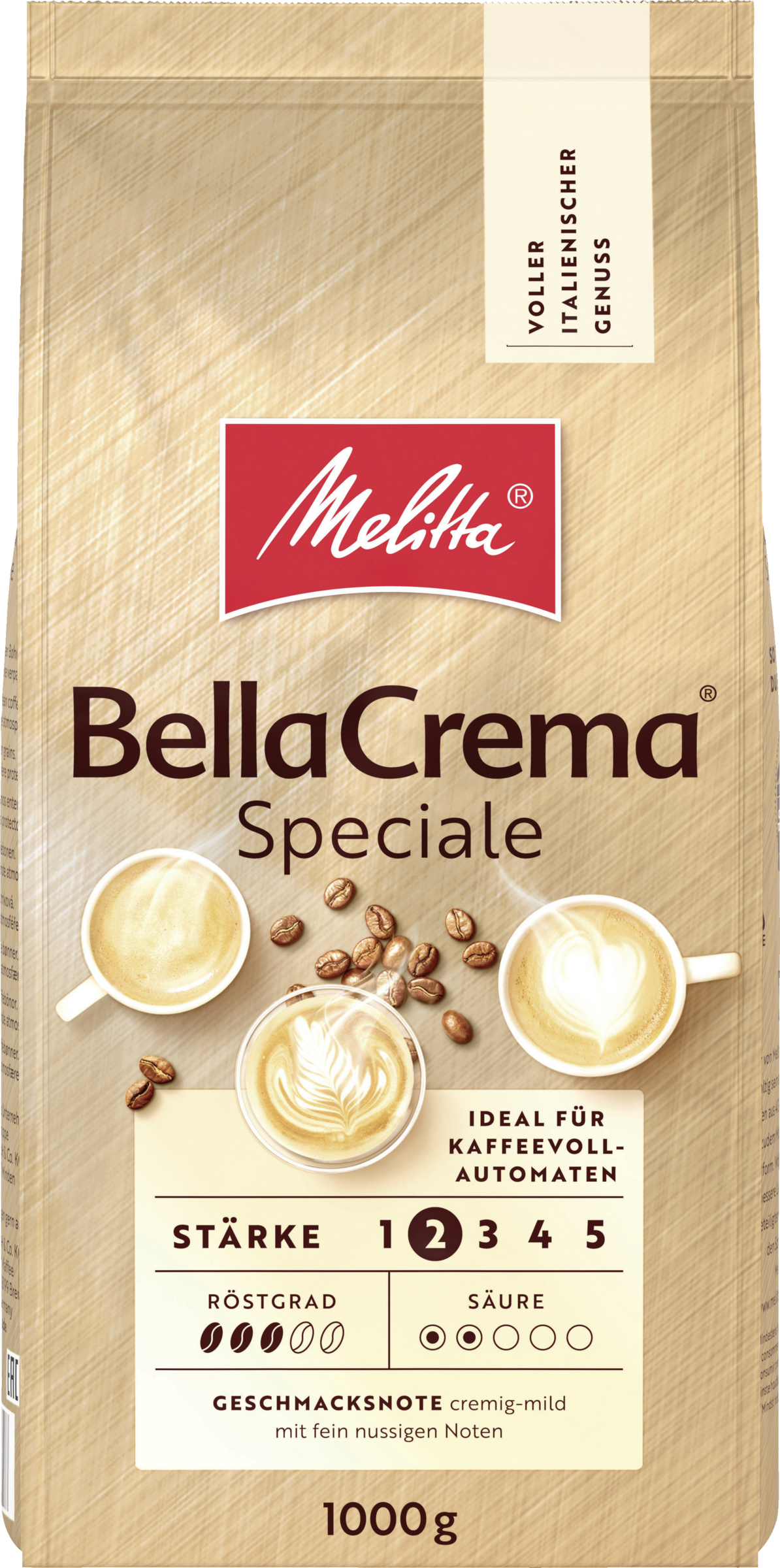 BellaCrema Speciale ganze Bohnen