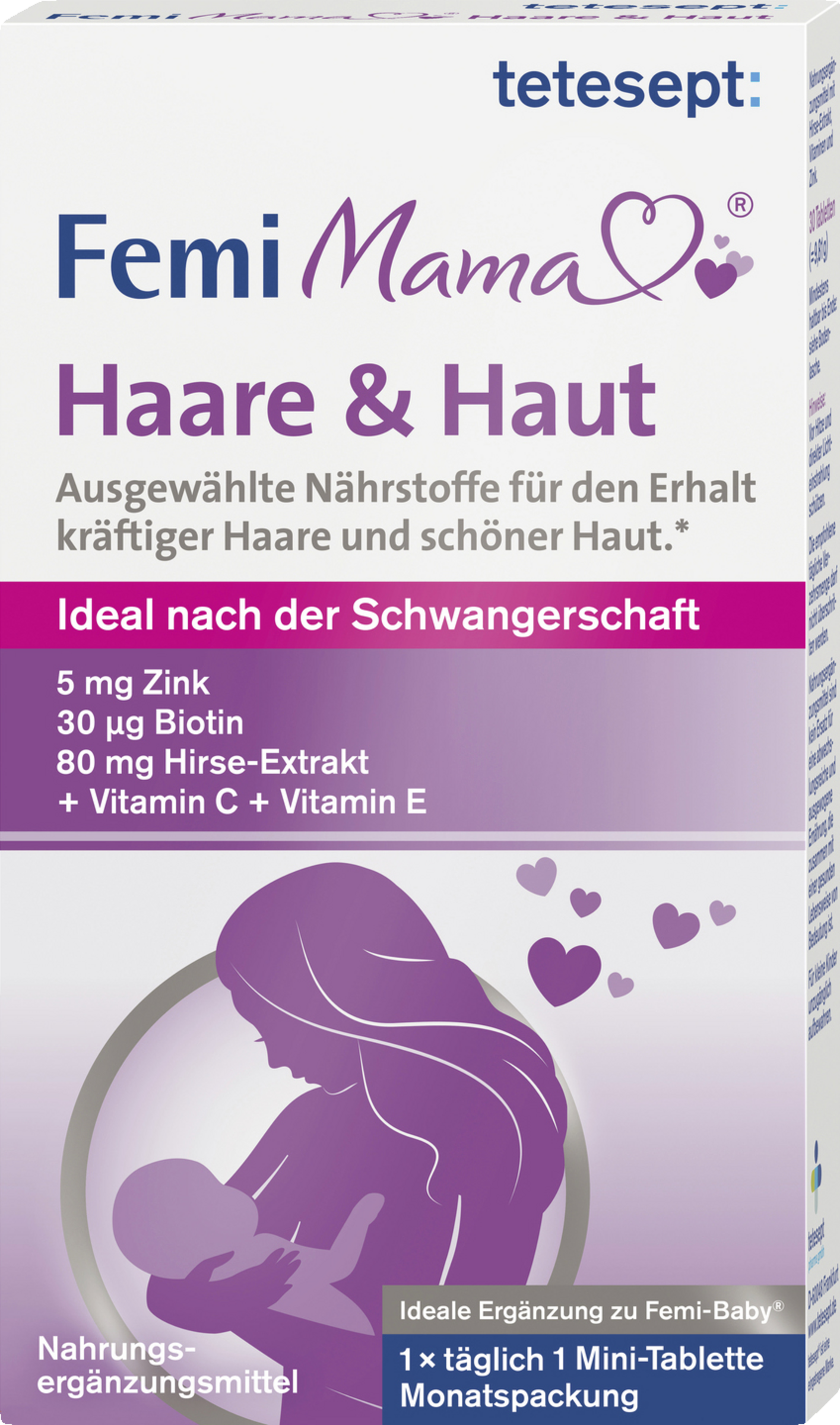 tetesept Femi Mama® Haare & Haut Mini-Tabletten