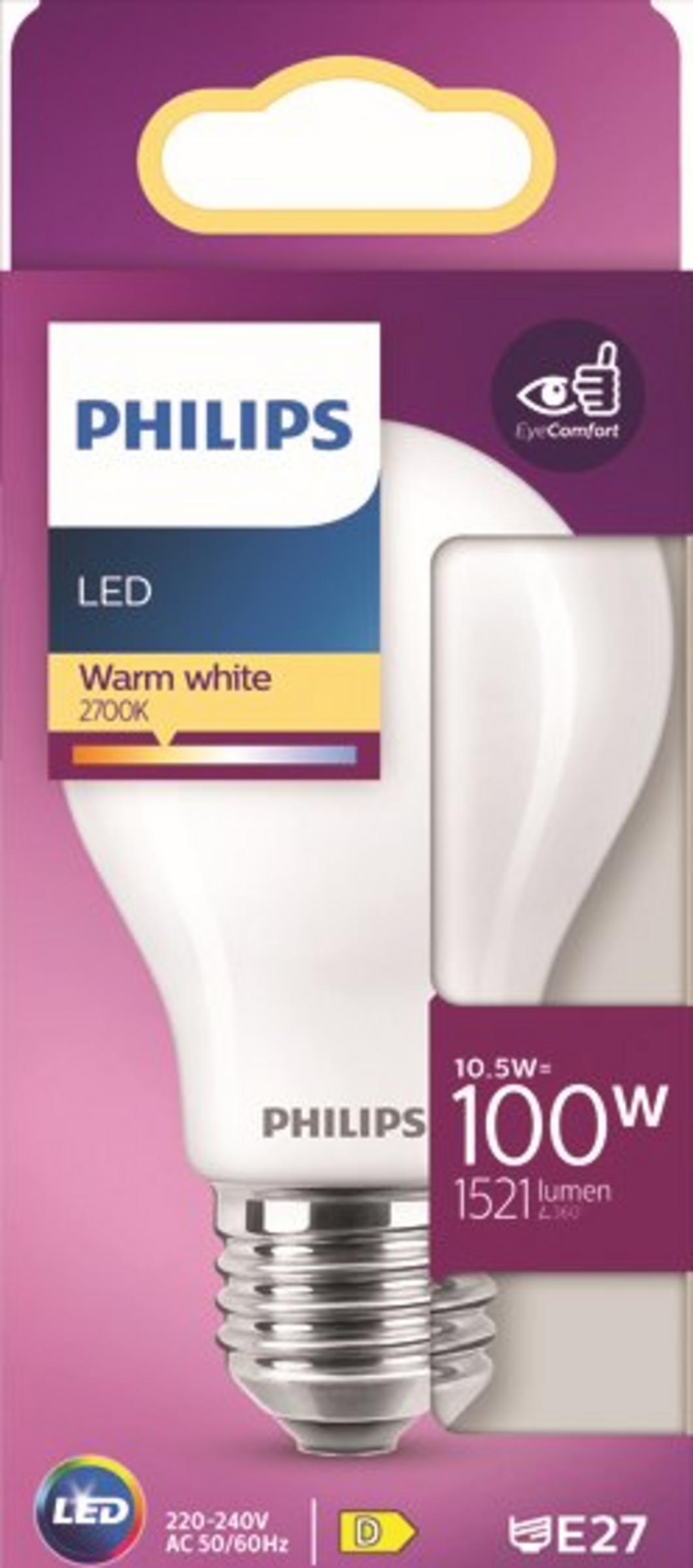 PHILIPS LED Birne 100W matt E27