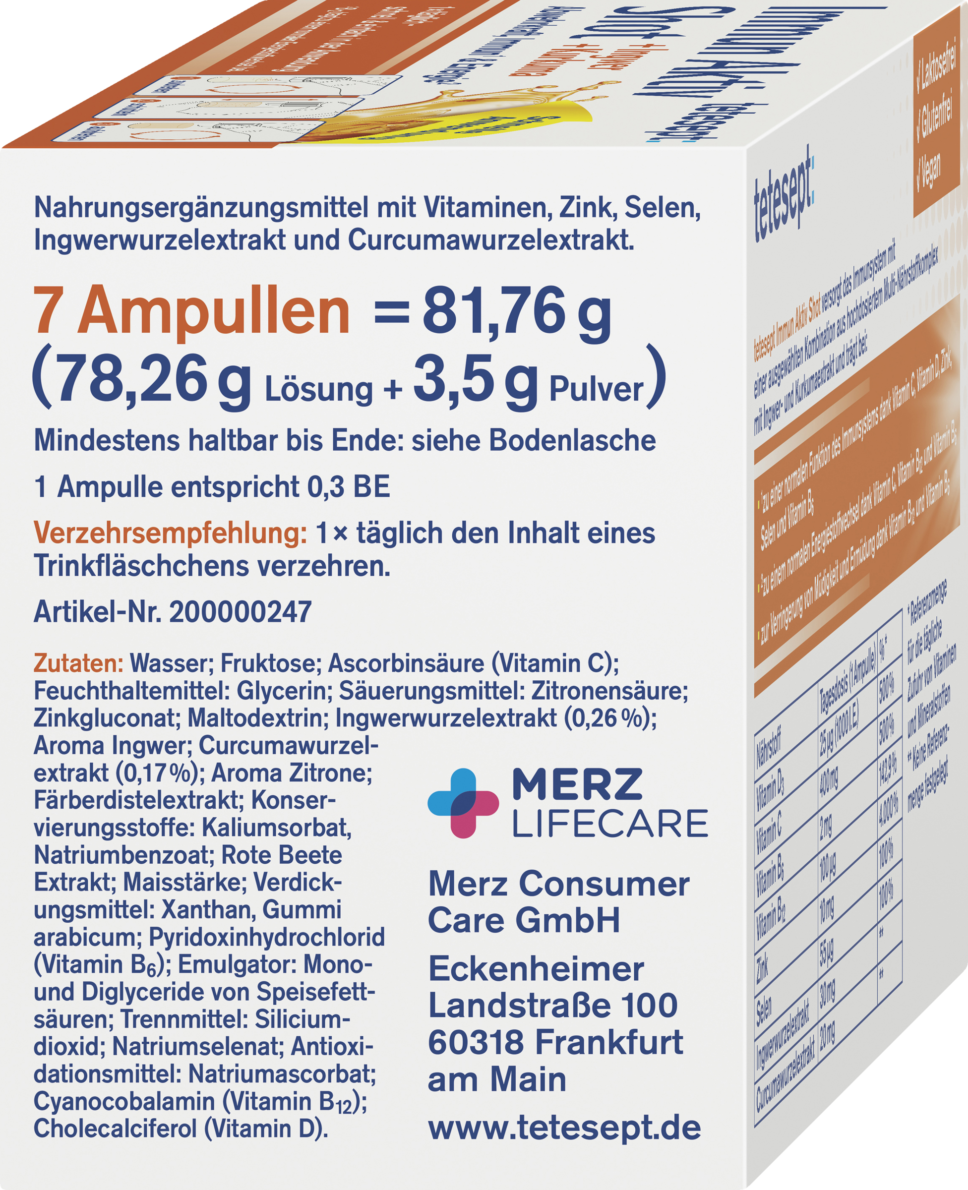 حقن سائل فوري للتركيز المناعي 2