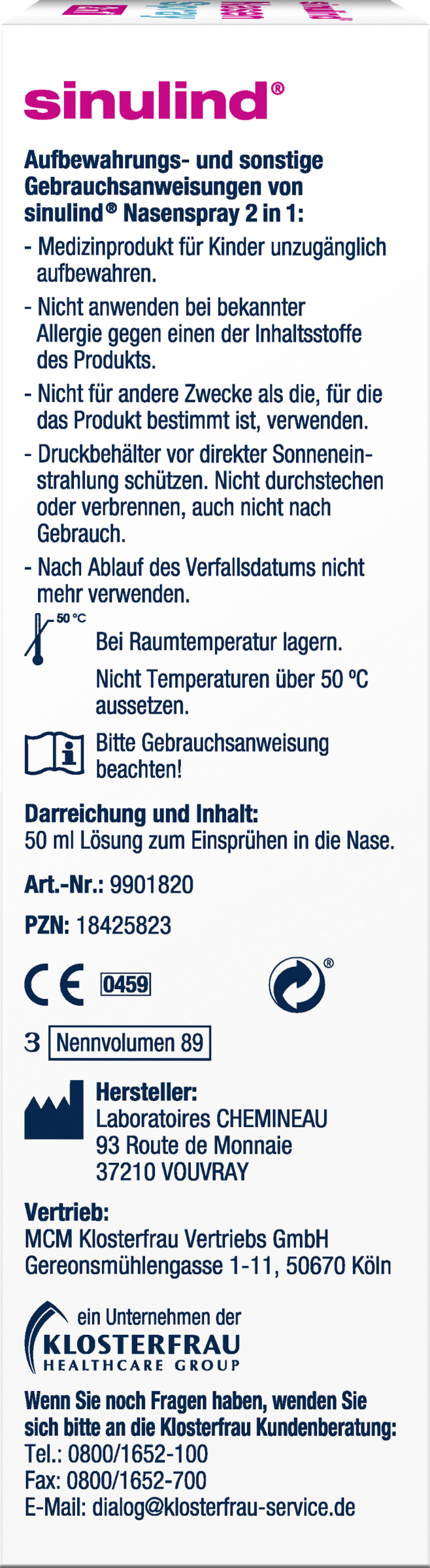 2 في 1* بخاخ أنف 3