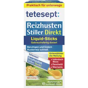 سائل مباشر لأقراص مهدئ للسعال الجاف