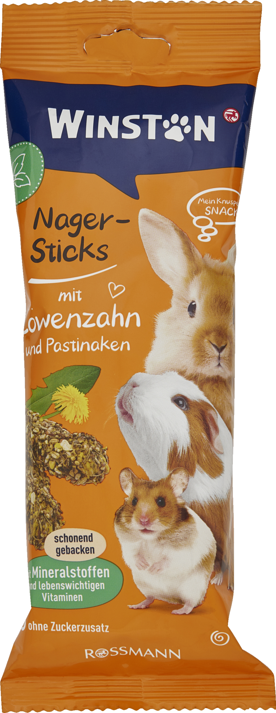 Winston Nagersticks mit Löwenzahn und Pastinake