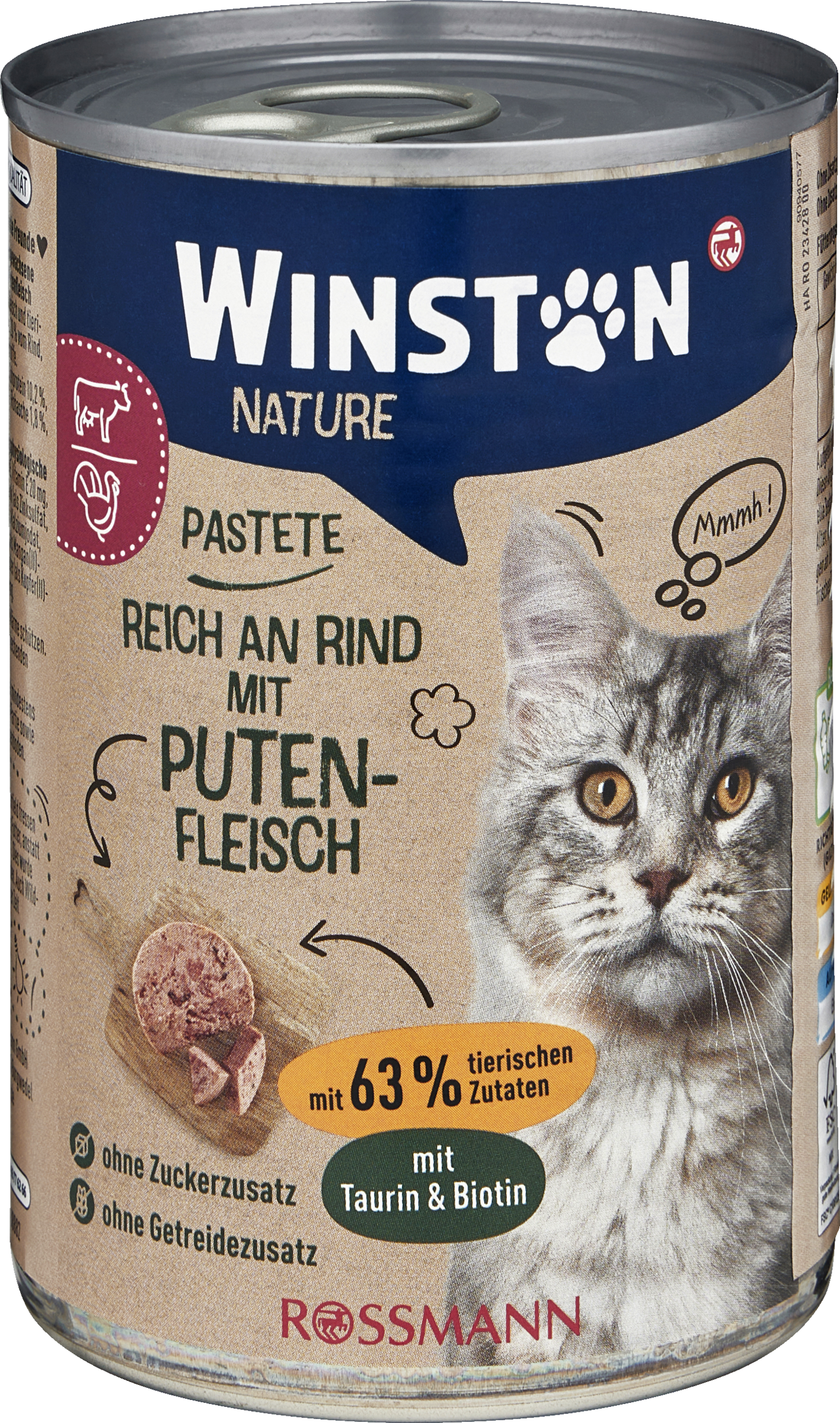 Winston Nature mit viel frischem Rind & Pute