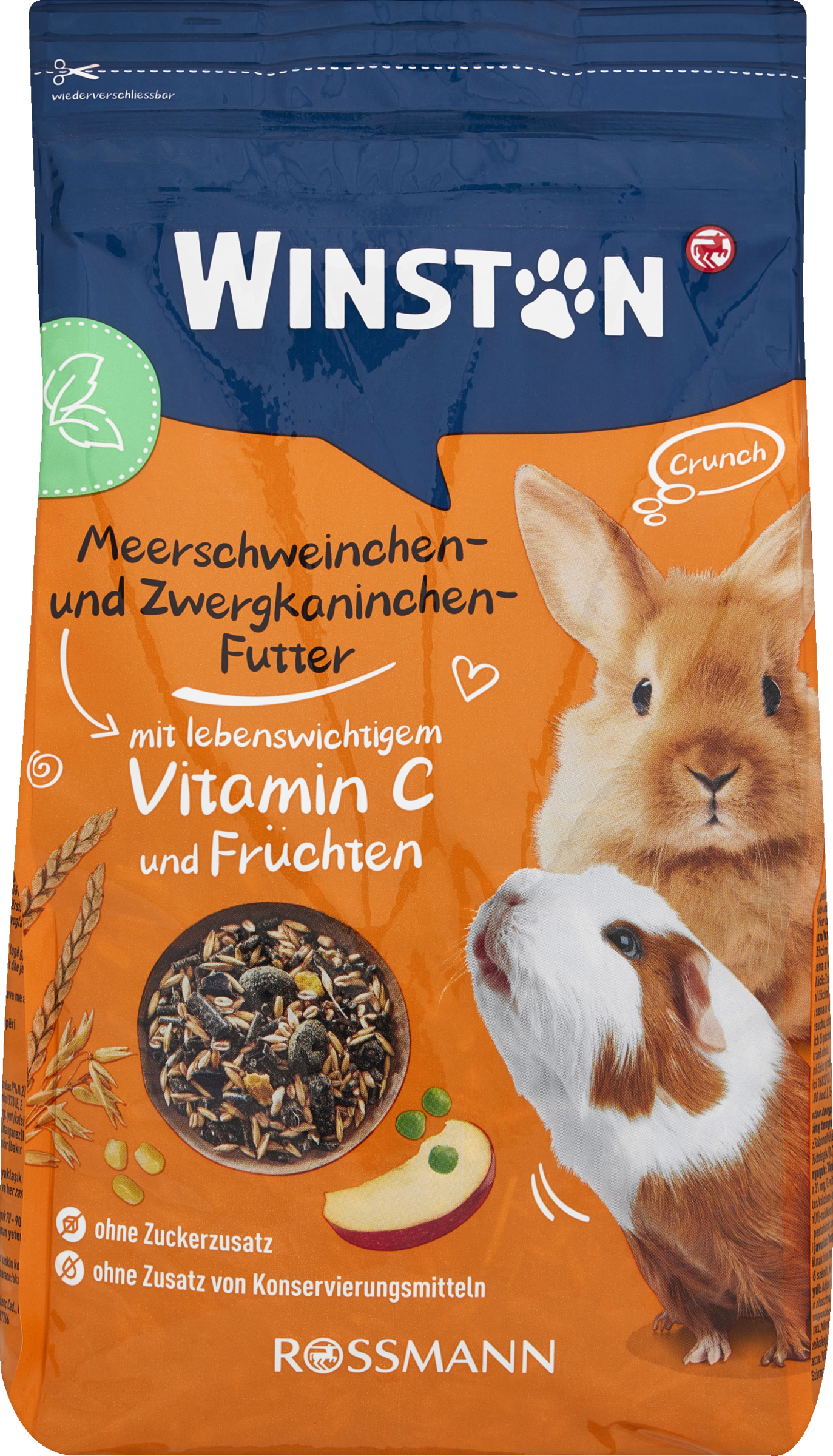 Winston Meerschweinchen- und Zwergkaninchenfutter