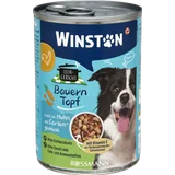 Bauerntopf reich an Huhn mit Gartengemüse