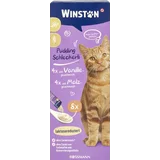 Pudding-Schleckerli 4x Pudding mit Vanillegeschmack, 4x Pudding mit Malzgeschmack