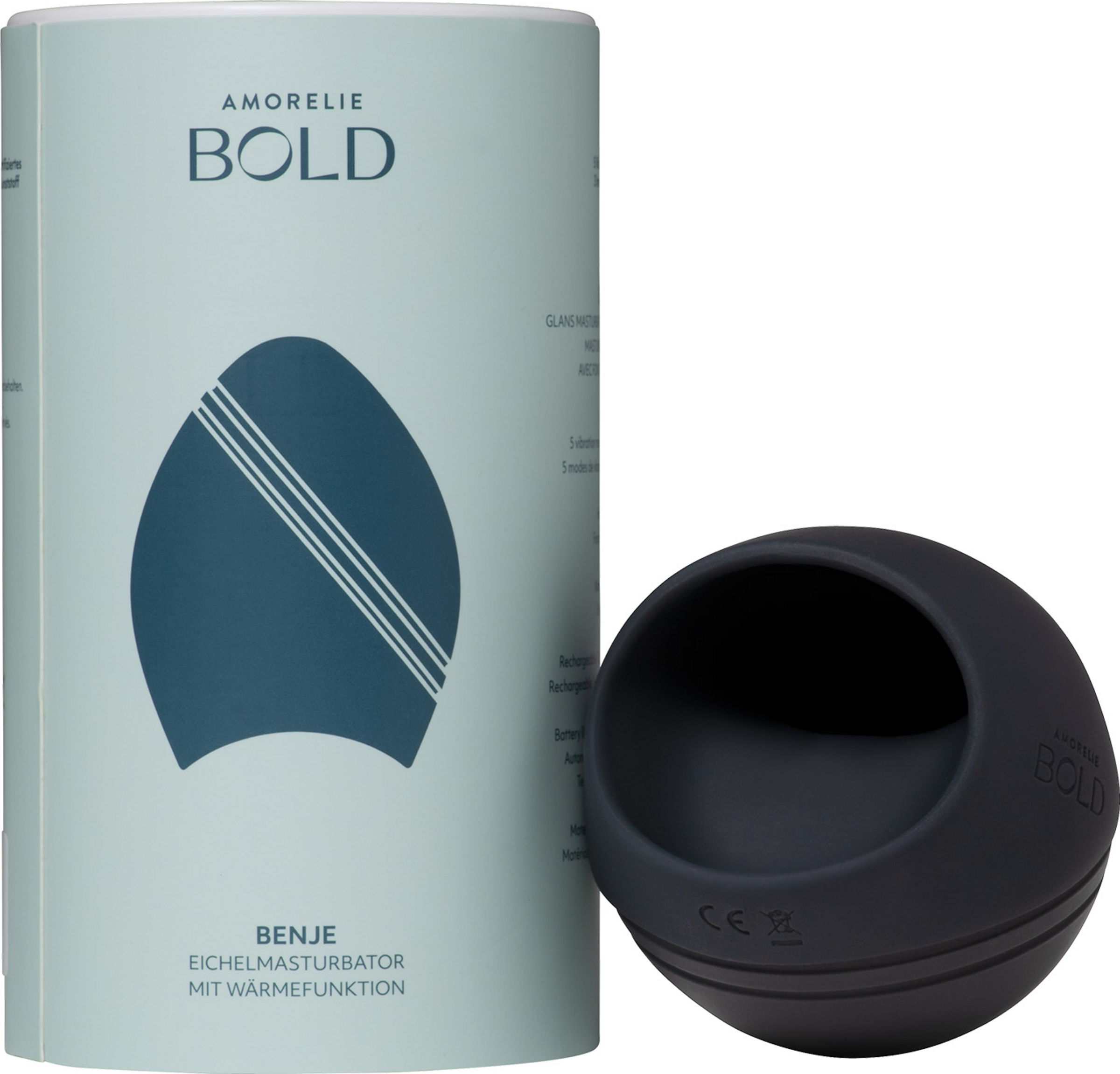 AMORELIE BOLD Eichelmasturbator Benje schwarz